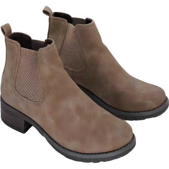 Eastland Jasmine Chelsea Ankle Boots for Women Brown Slip-On Block Heel US 7 - Picture 4 of 6